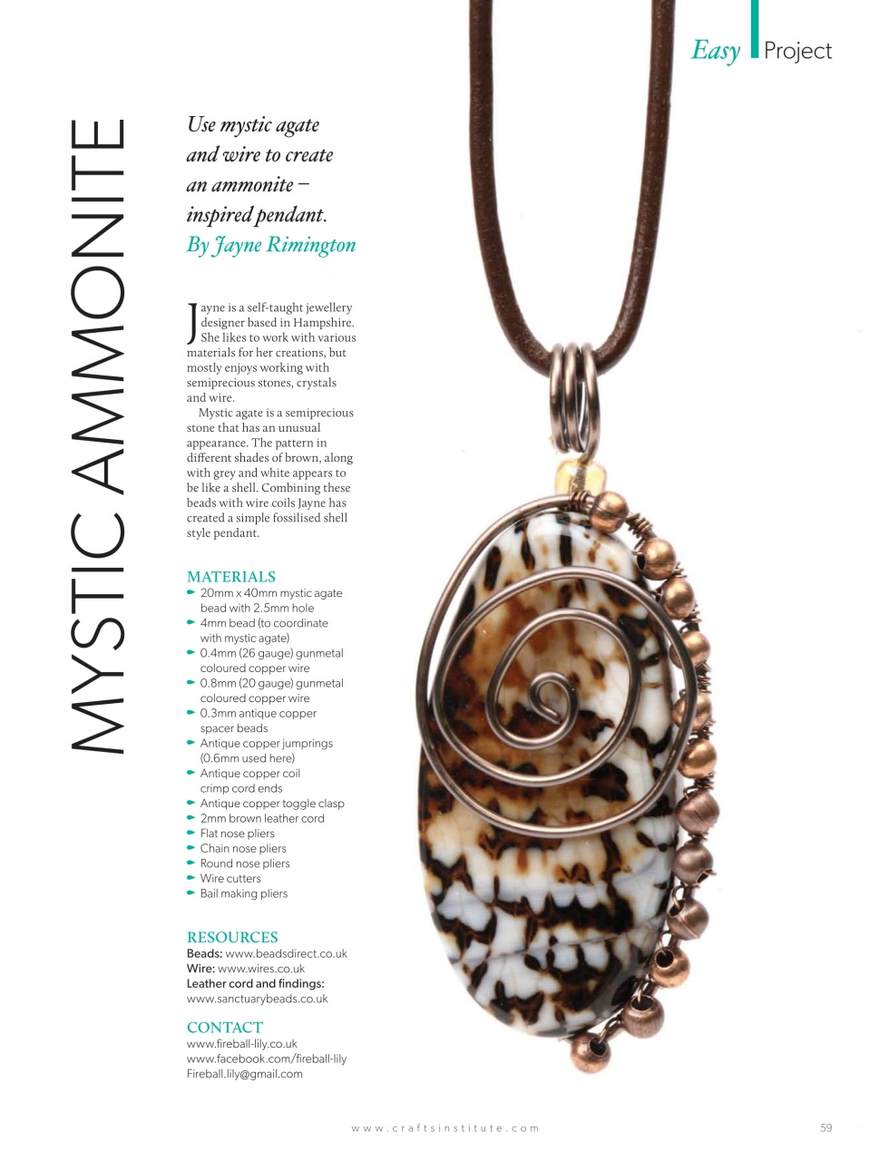 Making Jewellery Preview Pages