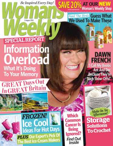 Woman's Weekly issue 5th August 2014