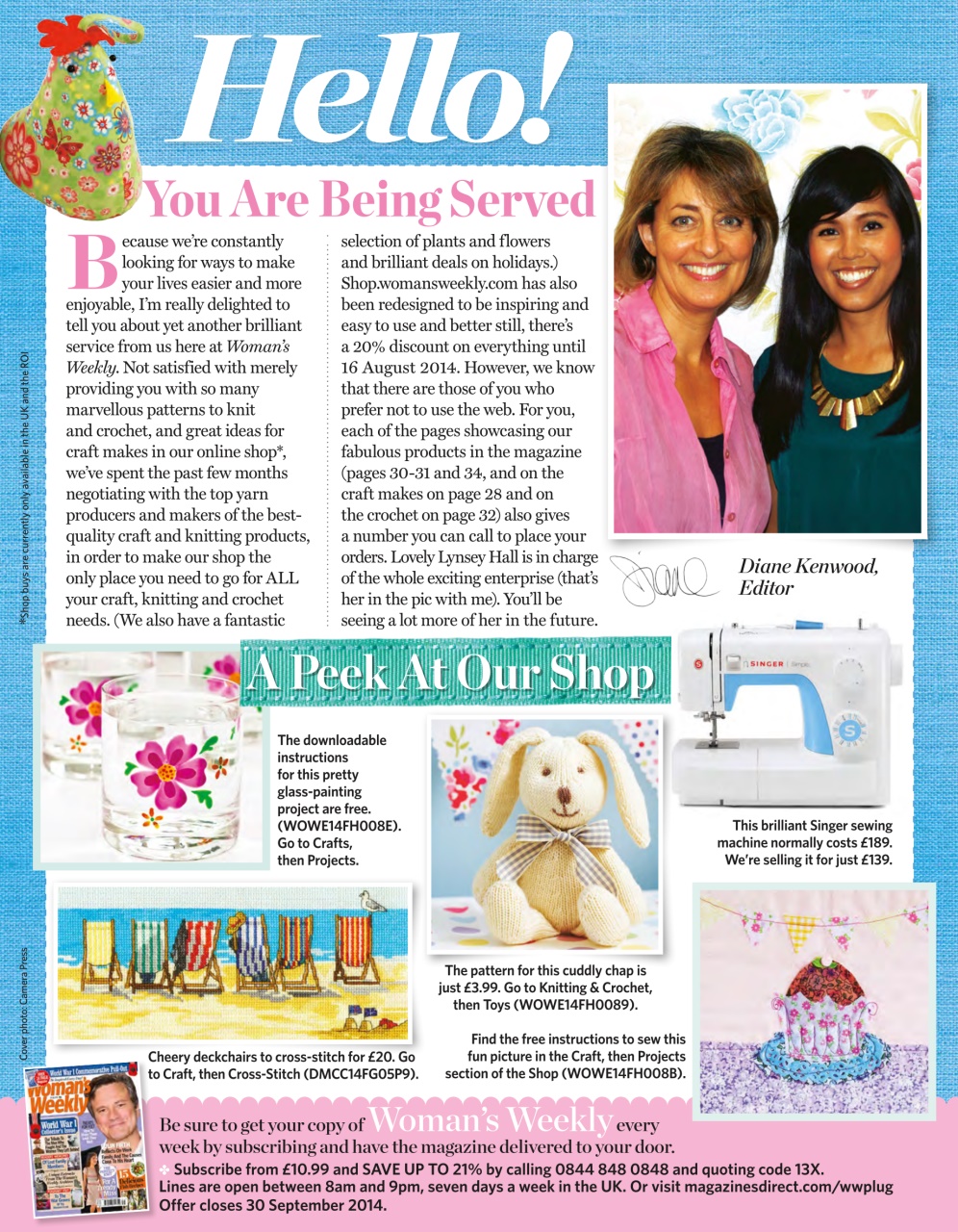 Woman's Weekly Preview Pages