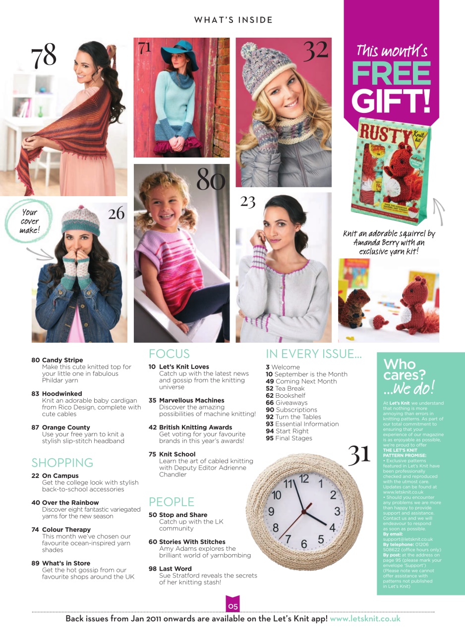 Let's Knit Preview Pages