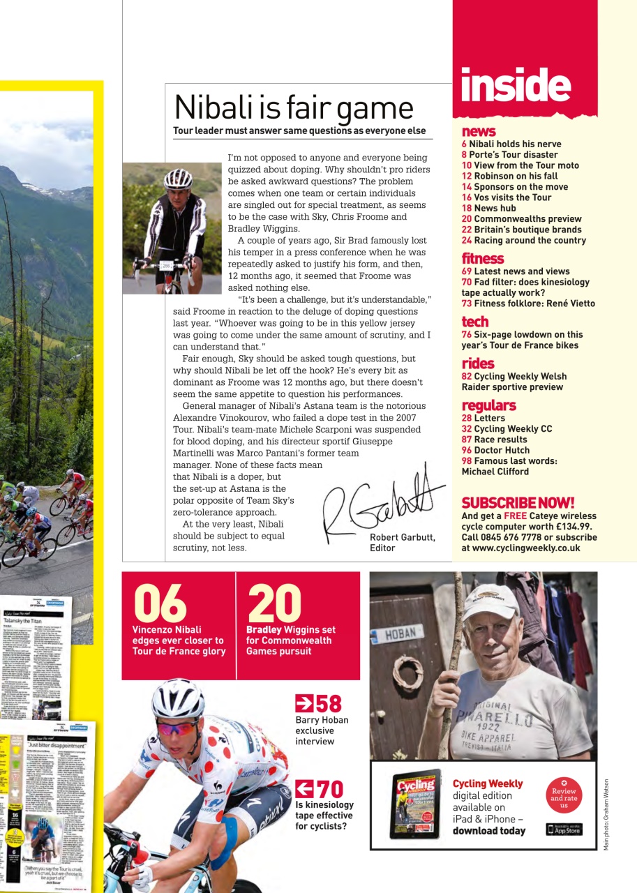 Cycling Weekly Preview Pages
