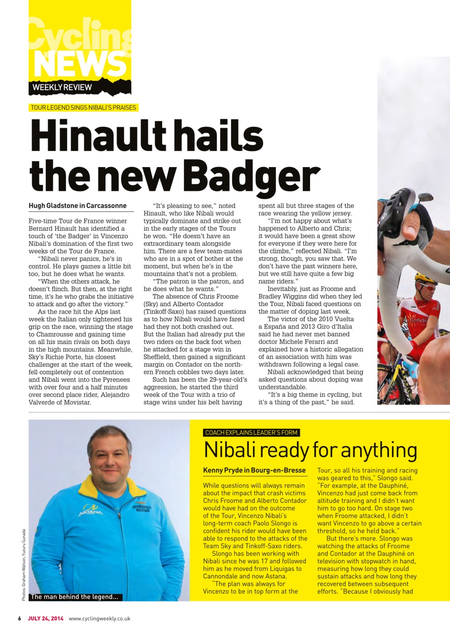 Cycling Weekly Preview Pages