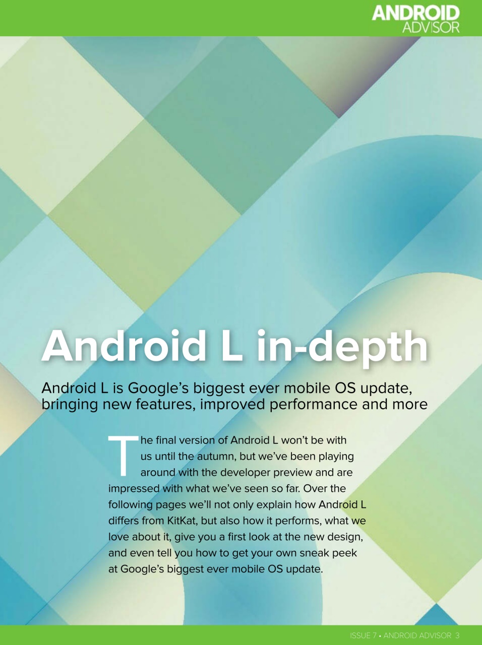 Android Advisor Preview Pages