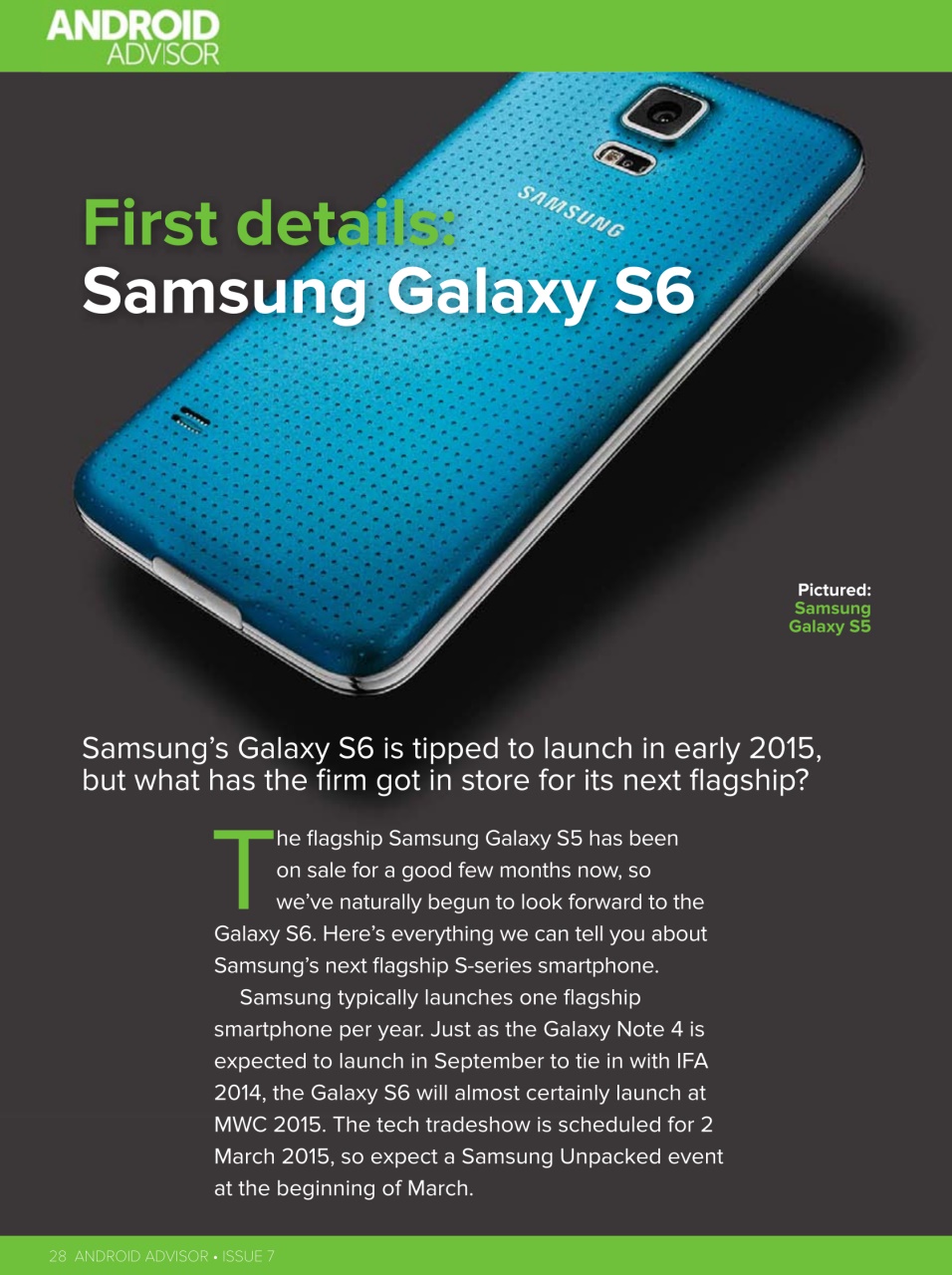 Android Advisor Preview Pages