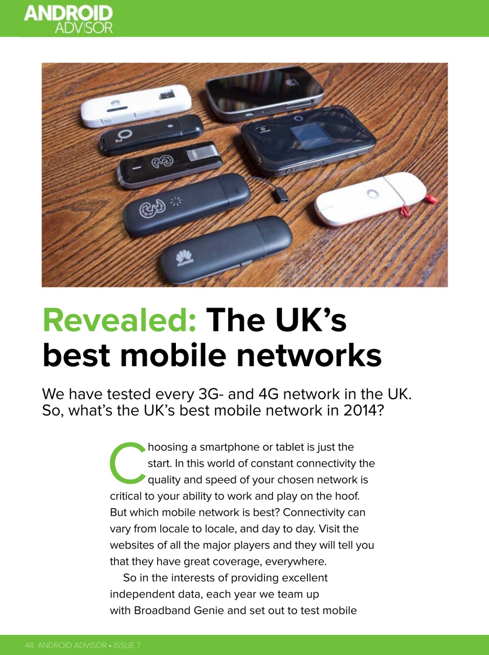 Android Advisor Preview Pages