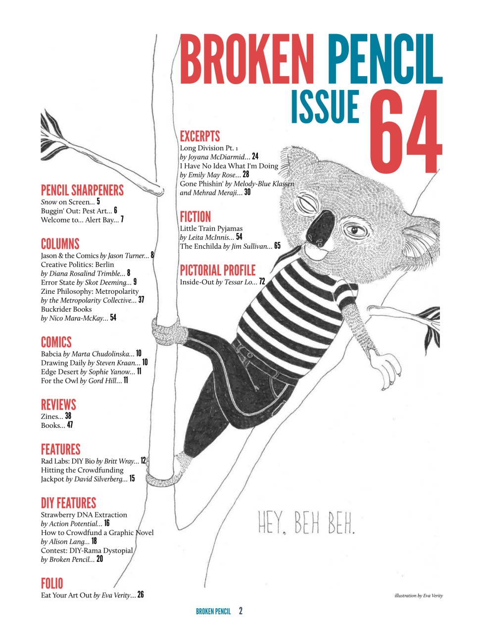 Broken Pencil Preview Pages