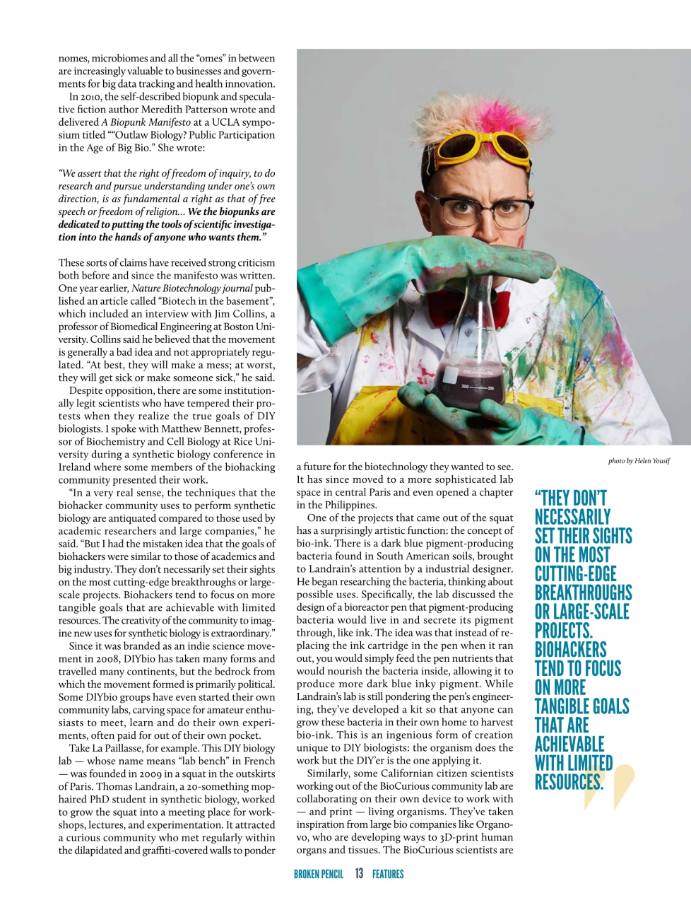 Broken Pencil Preview Pages