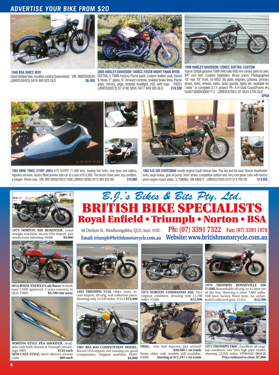 JUST BIKES Preview Pages