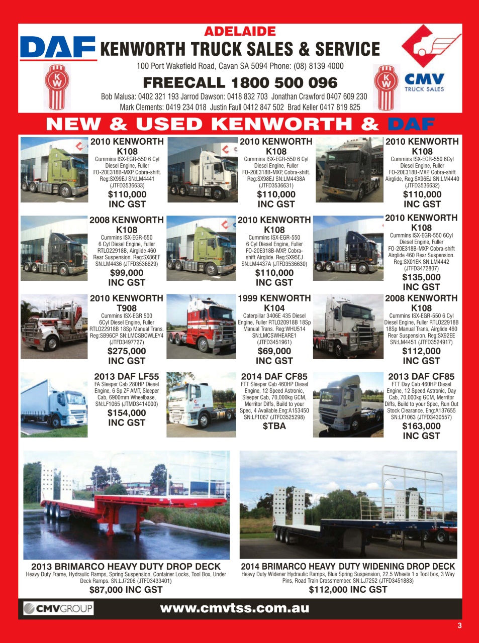 JUST TRUCKS Preview Pages
