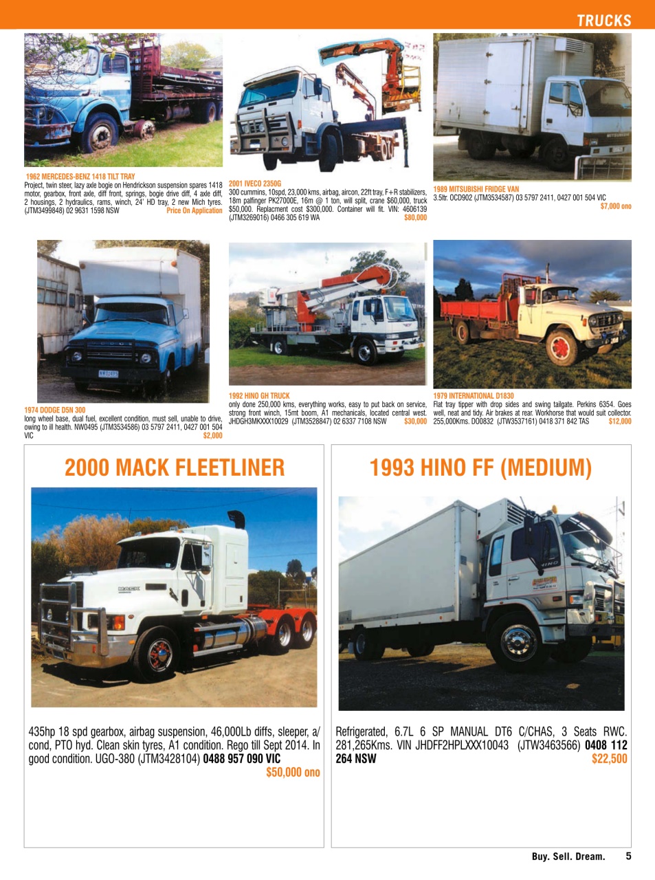 JUST TRUCKS Preview Pages