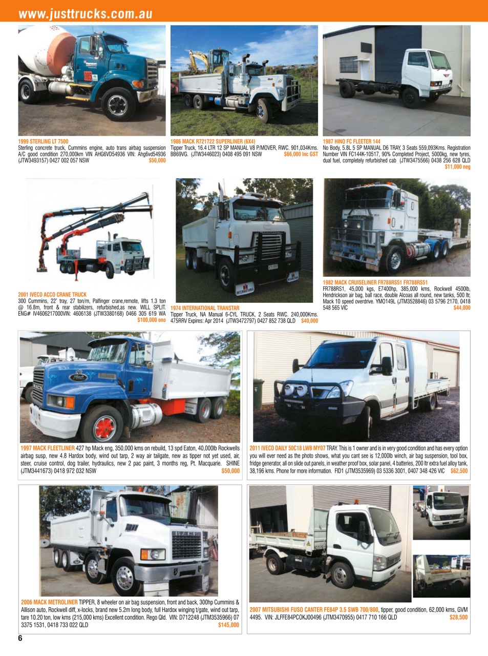 JUST TRUCKS Preview Pages