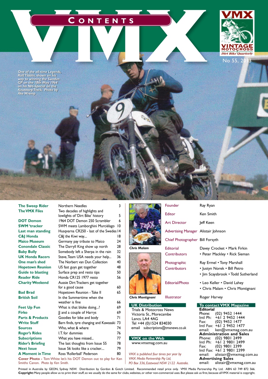 VMX Magazine Preview Pages