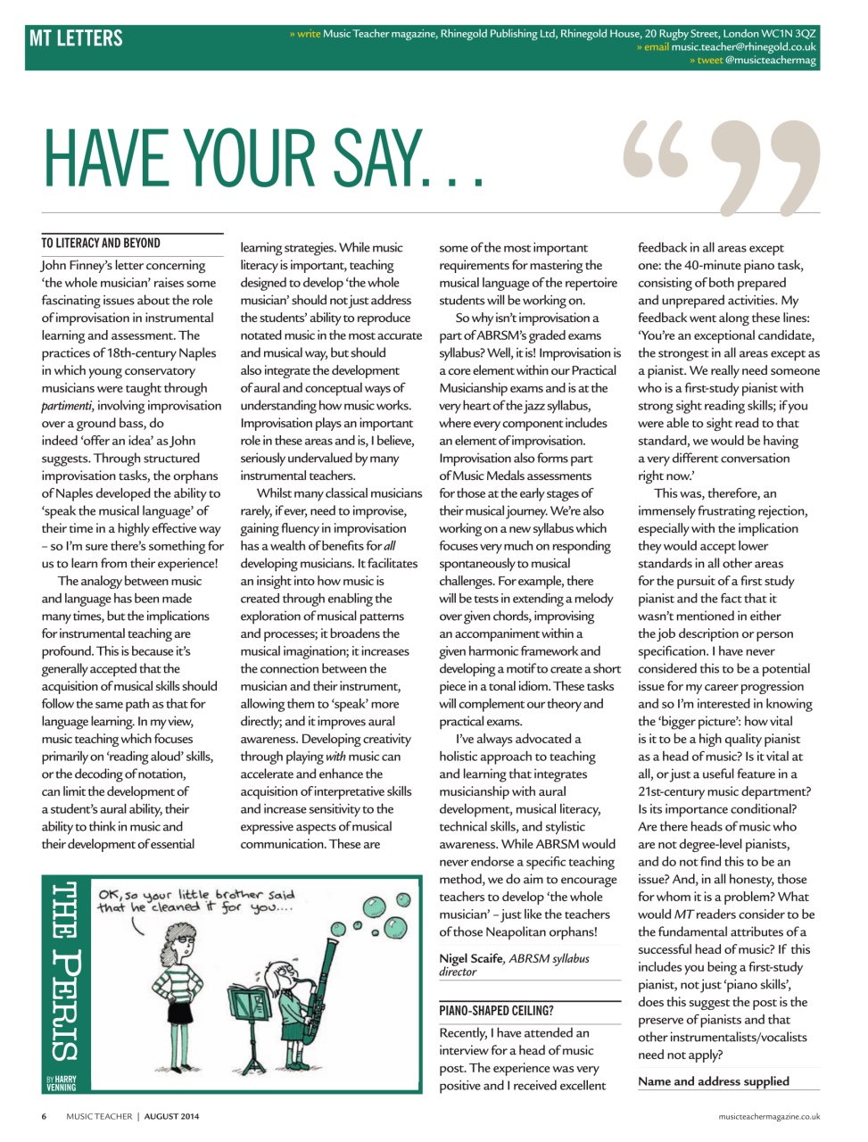 Music Teacher Preview Pages