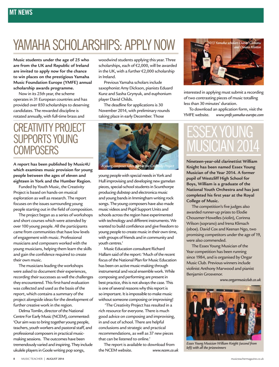 Music Teacher Preview Pages