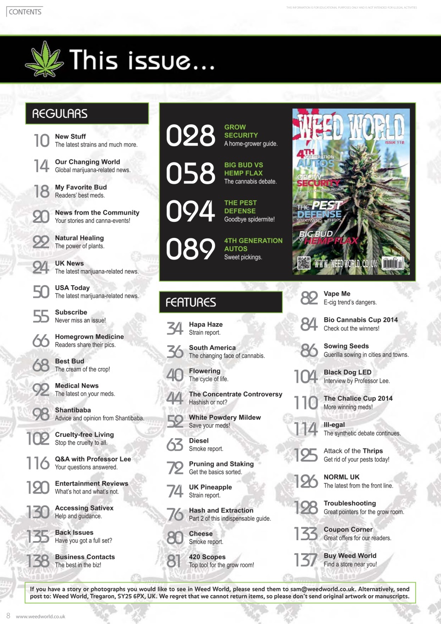 Weed World Preview Pages