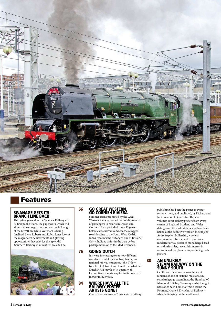 Heritage Railway Preview Pages