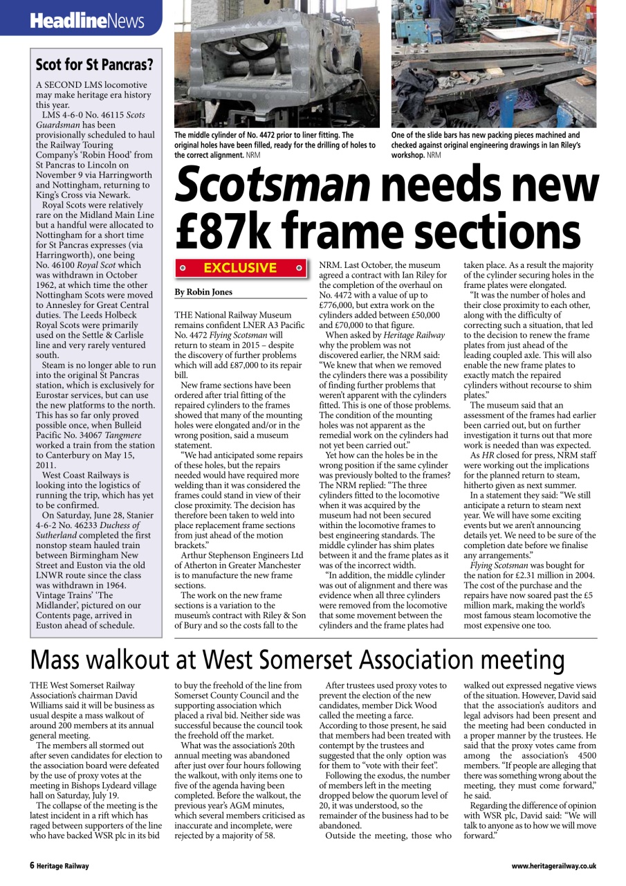 Heritage Railway Preview Pages