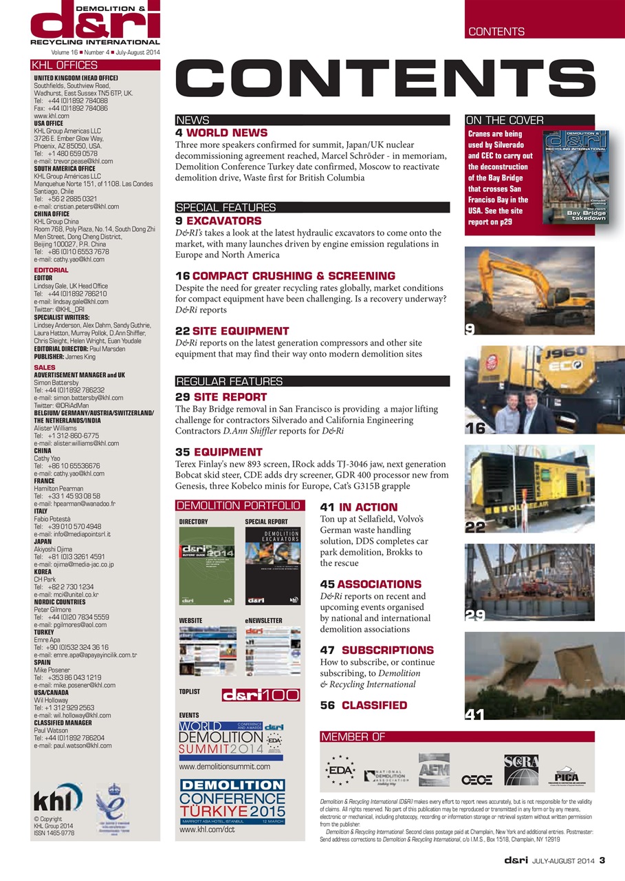Demolition & Recycling International Preview Pages
