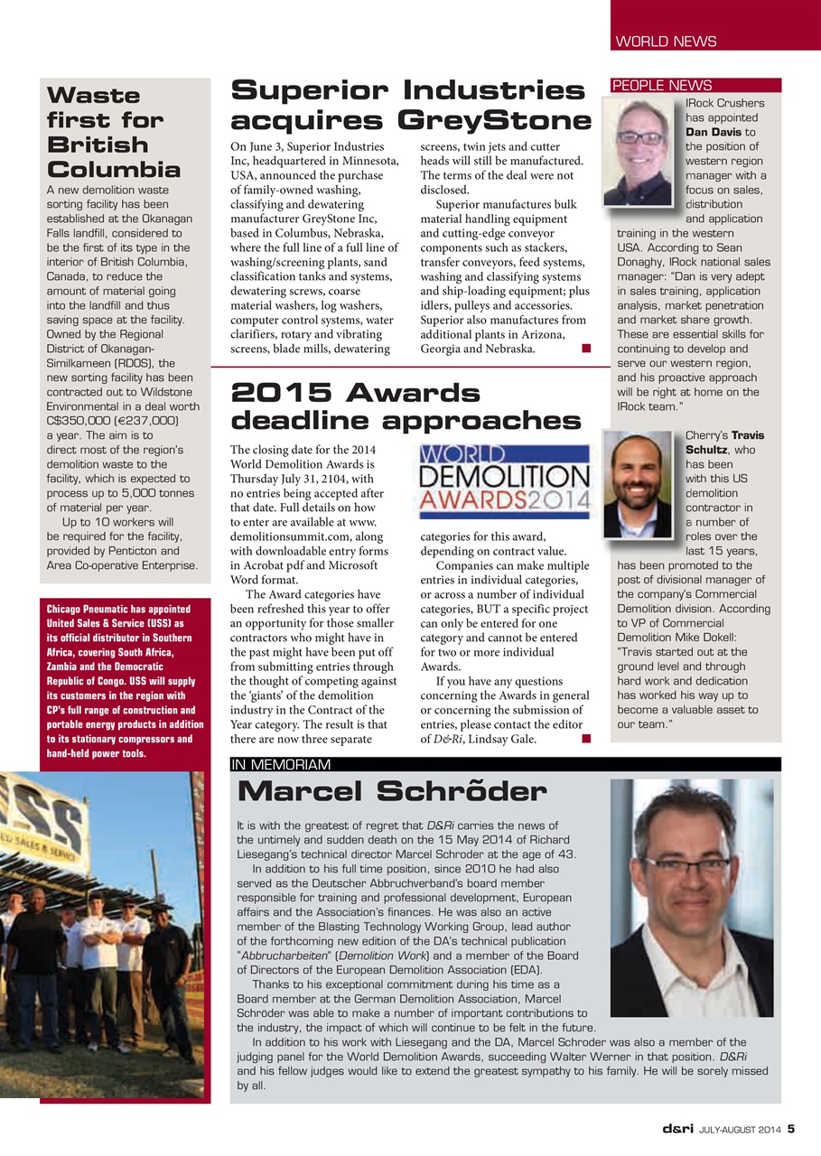 Demolition & Recycling International Preview Pages
