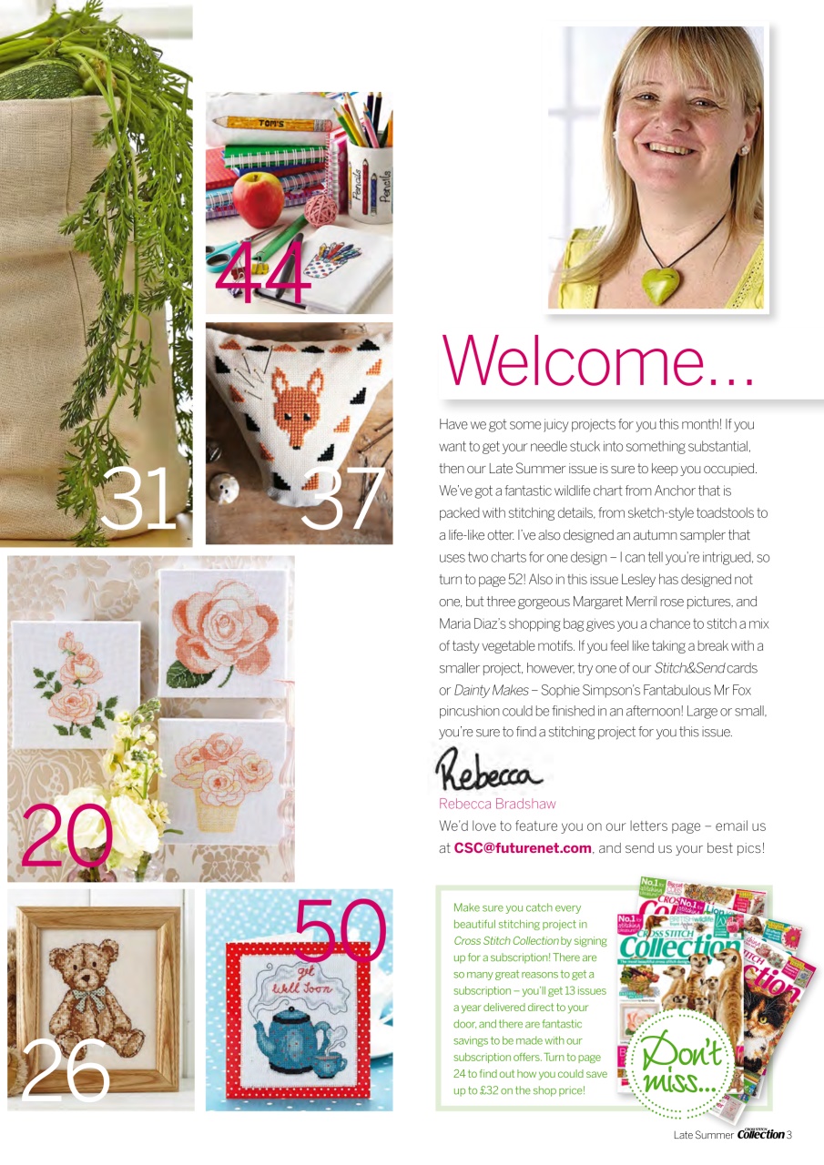 Cross Stitch Collection Preview Pages