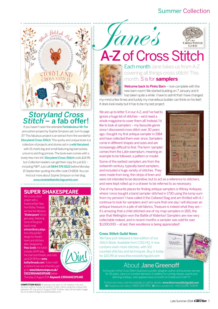 Cross Stitch Collection Preview Pages