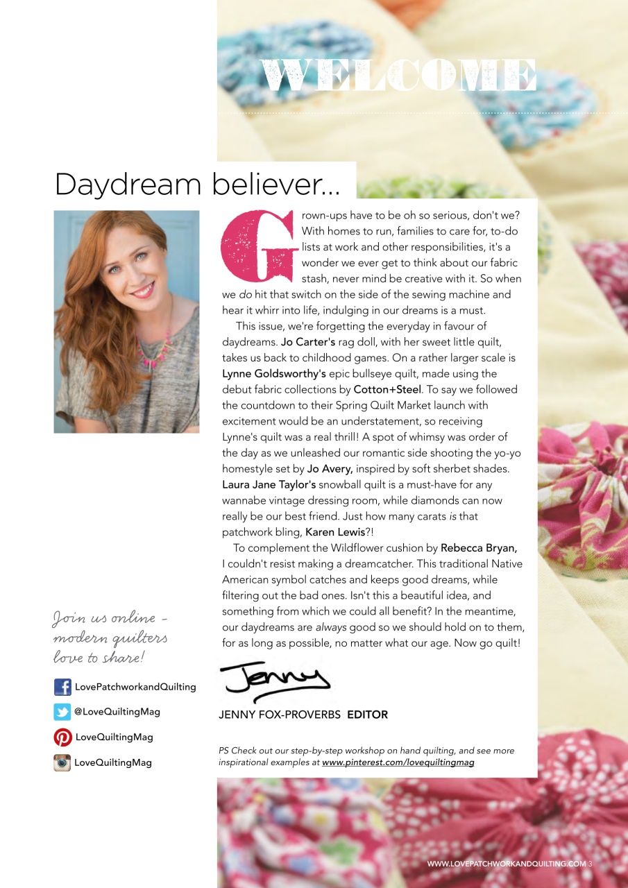 Love Patchwork & Quilting Preview Pages