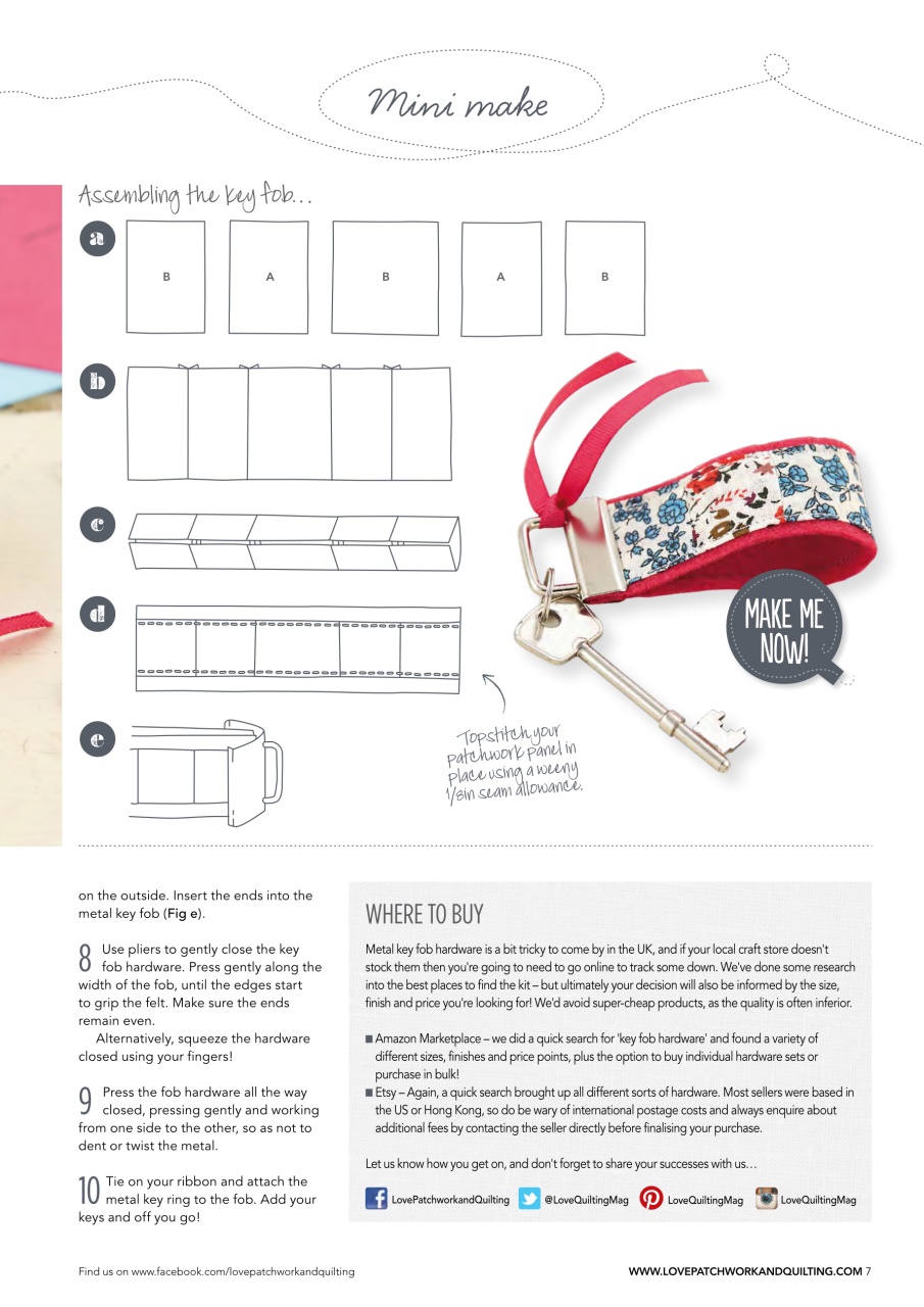 Love Patchwork & Quilting Preview Pages