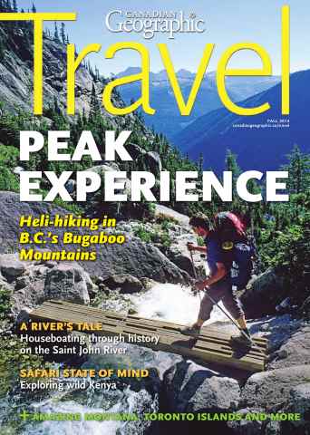 Canadian Geographic issue September Travel 2014