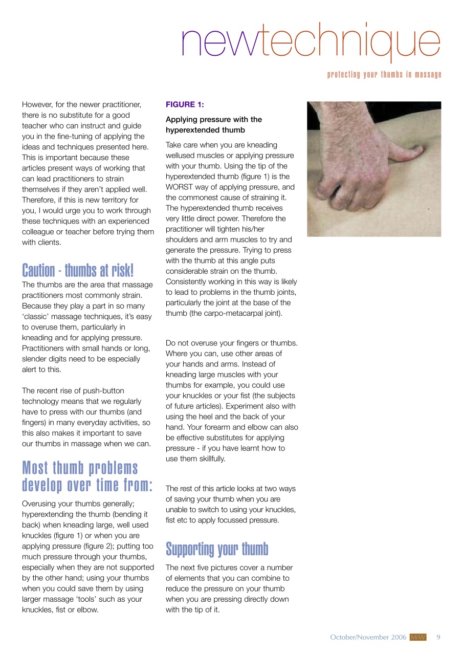 Massage World Preview Pages