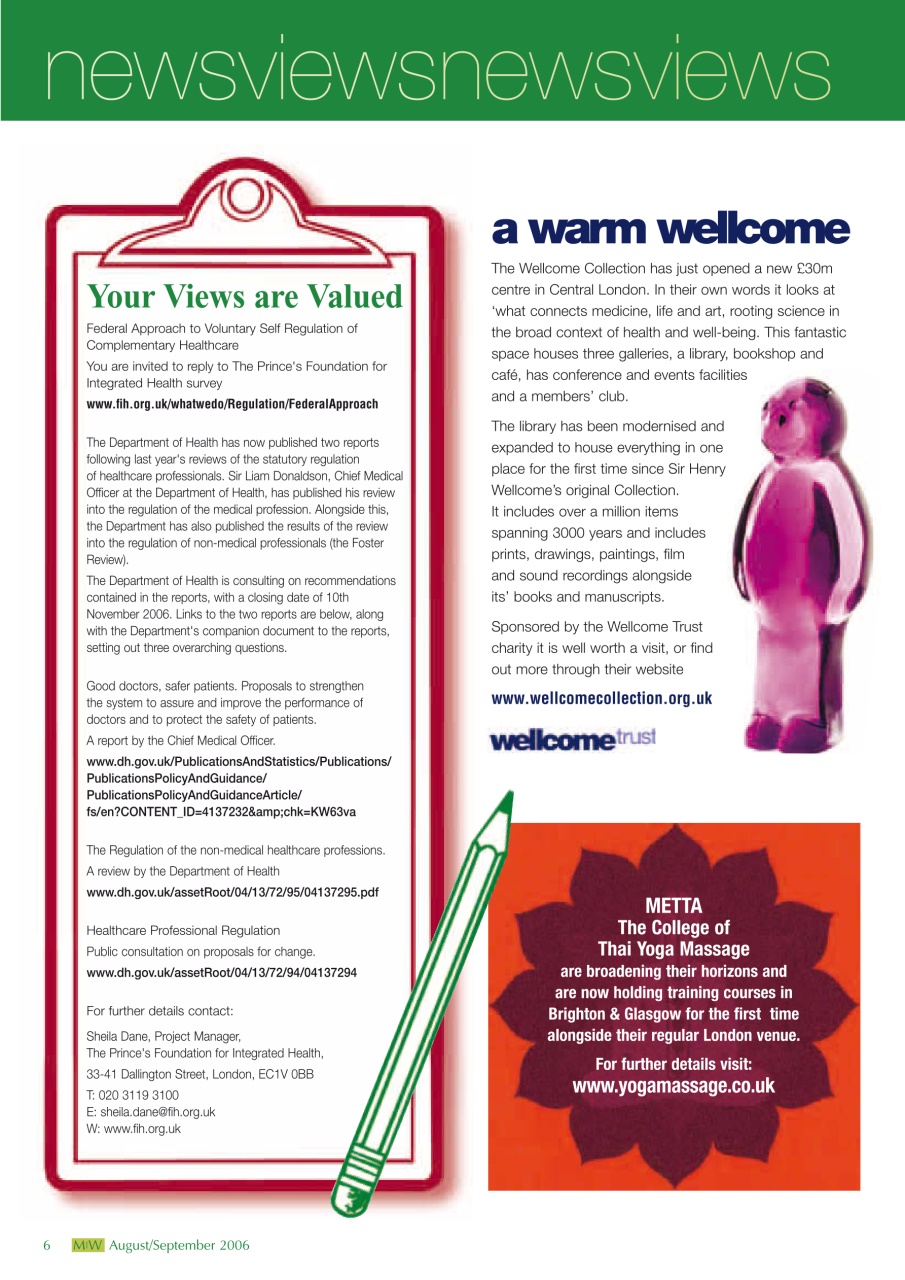 Massage World Preview Pages