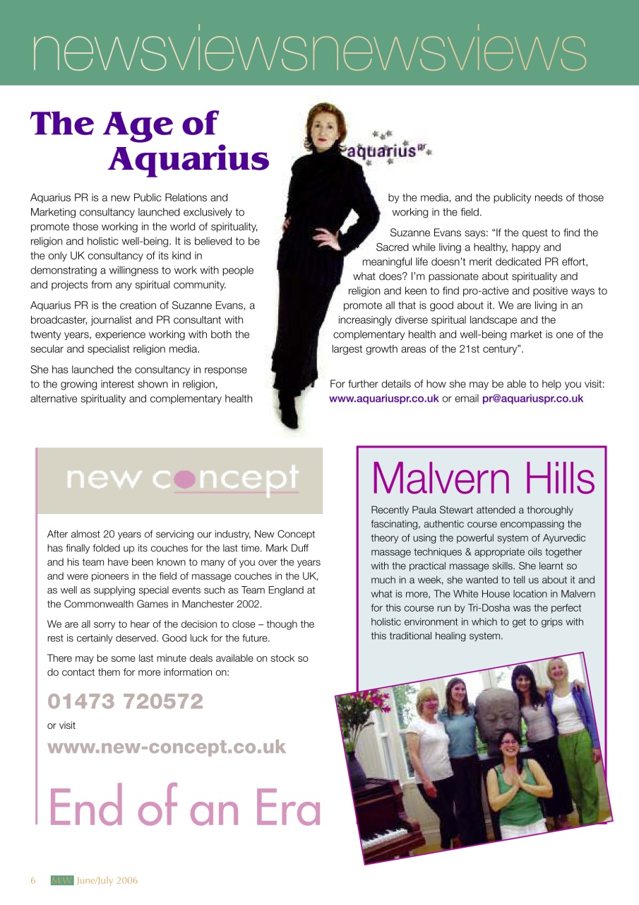 Massage World Preview Pages