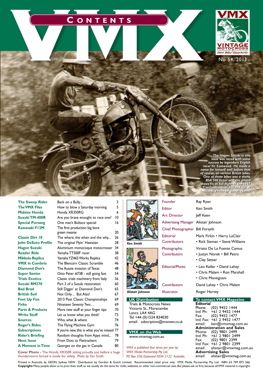 VMX Magazine Preview Pages
