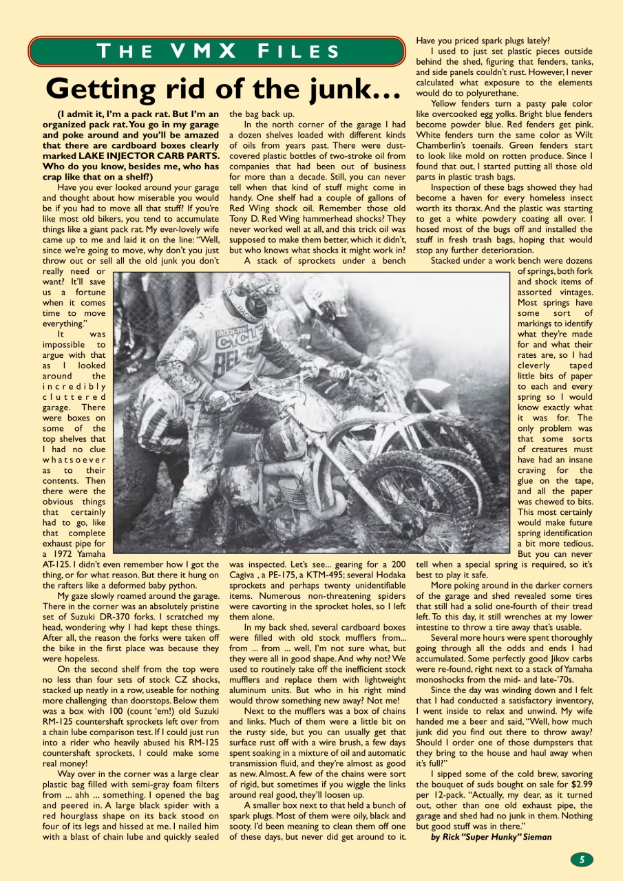 VMX Magazine Preview Pages