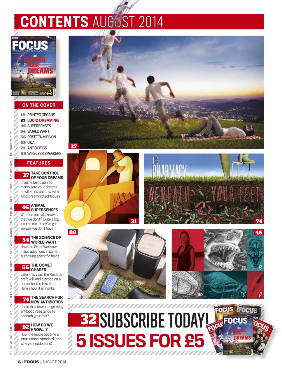 BBC Science Focus Magazine Preview Pages