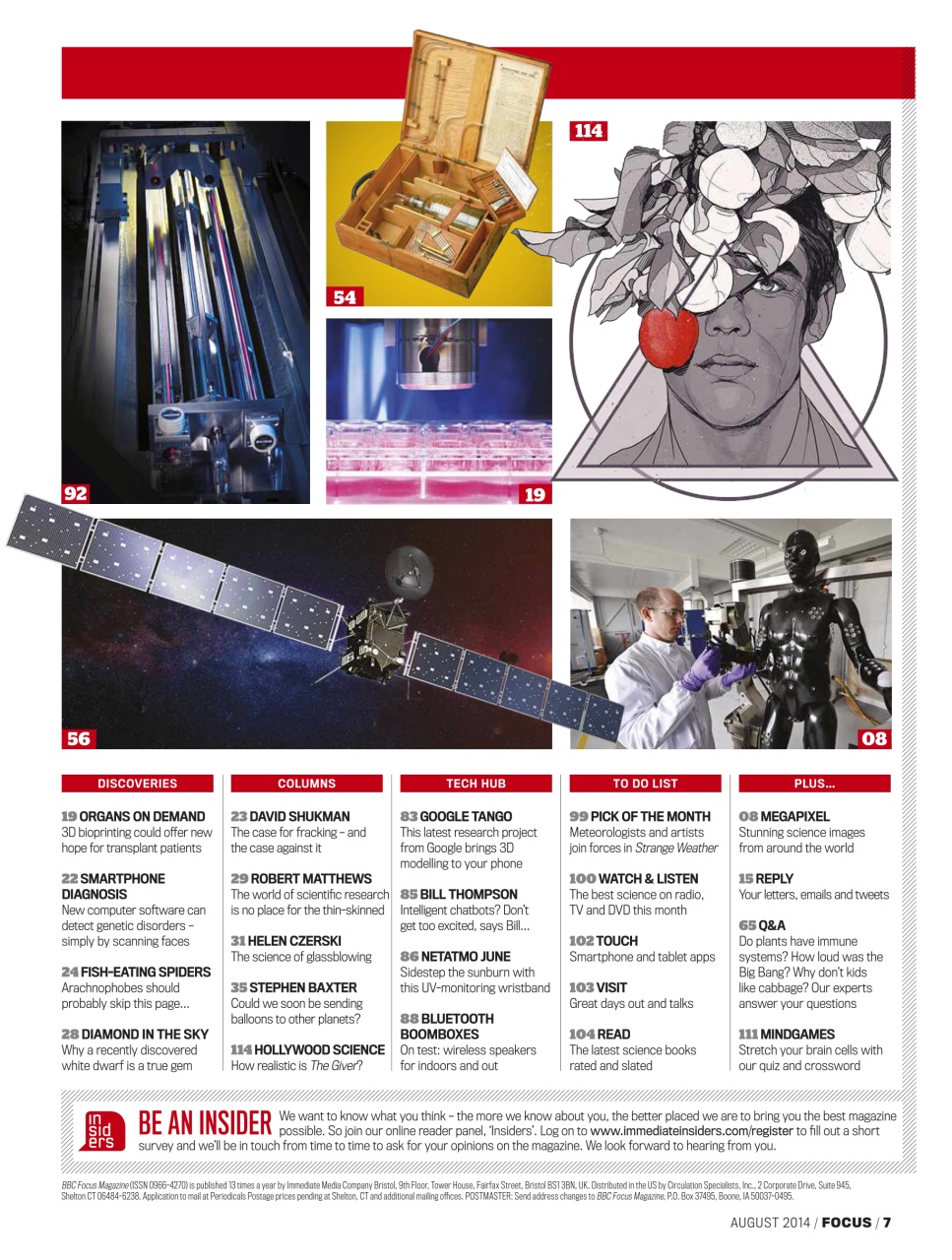 BBC Science Focus Magazine Preview Pages