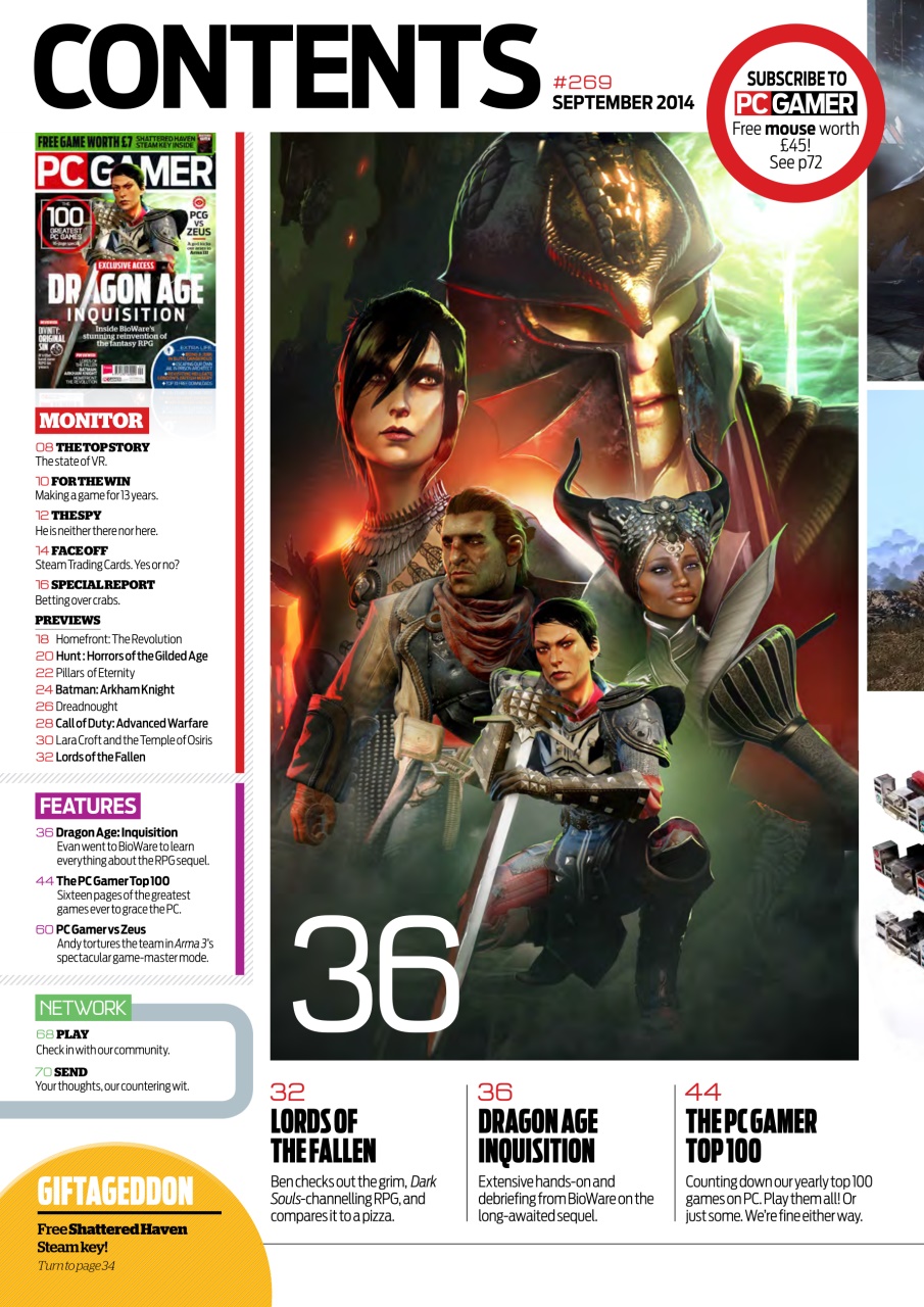 PC Gamer (UK Edition) Preview Pages