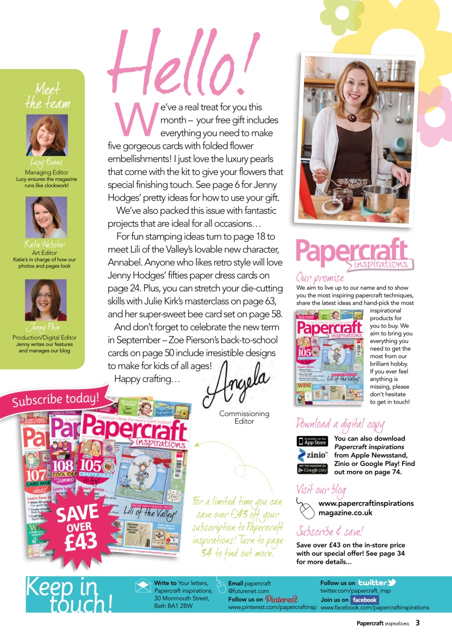 Papercraft Inspirations Preview Pages