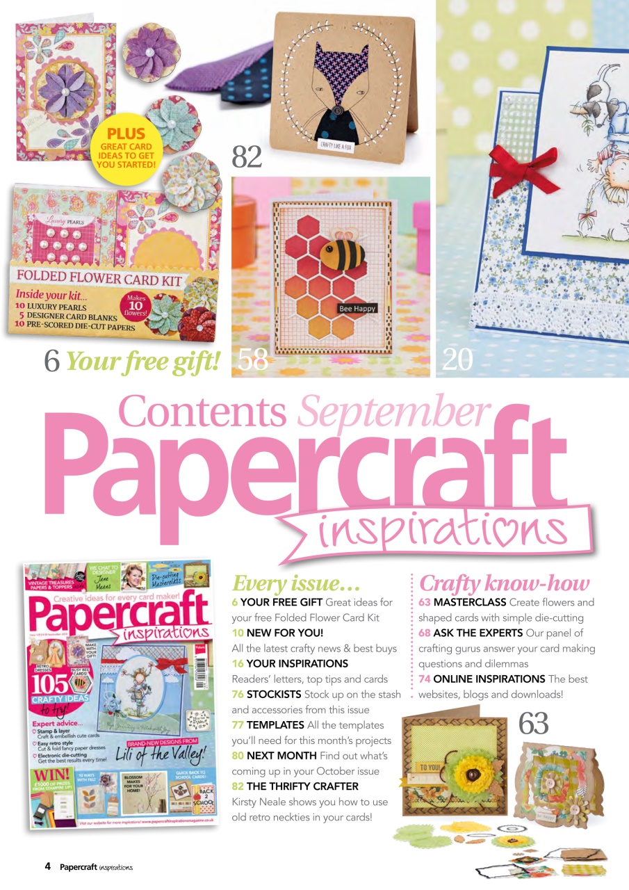 Papercraft Inspirations Preview Pages