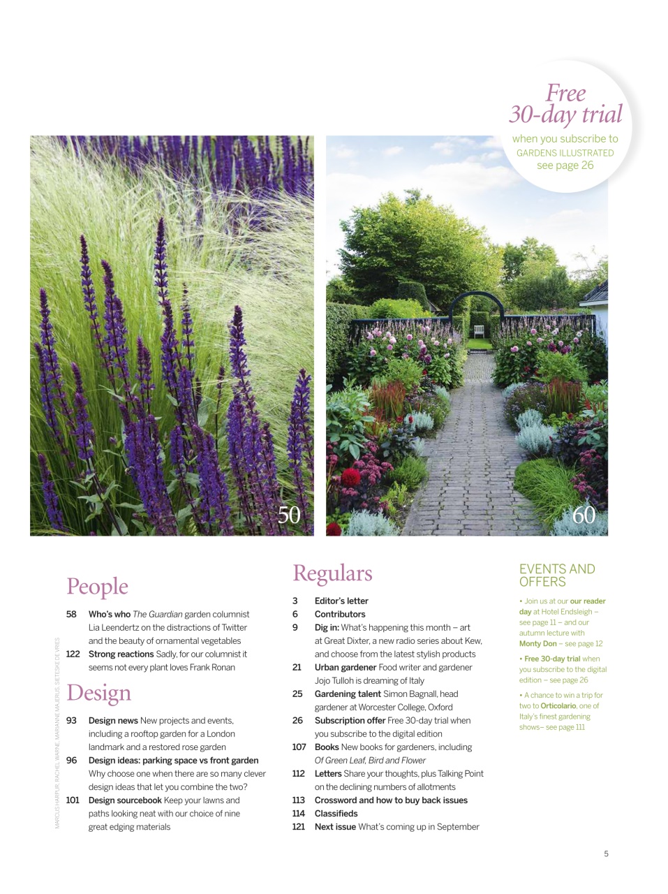 Gardens Illustrated Preview Pages