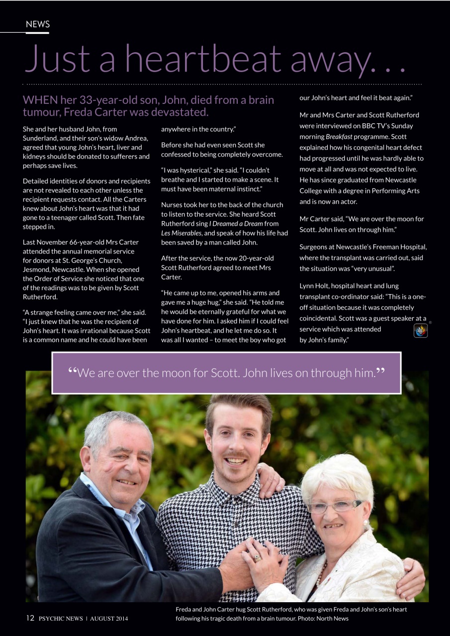 Psychic News Preview Pages