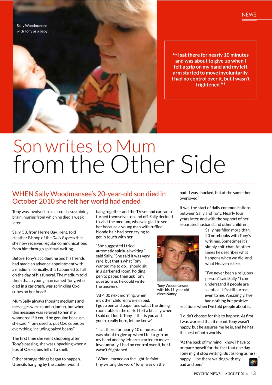 Psychic News Preview Pages