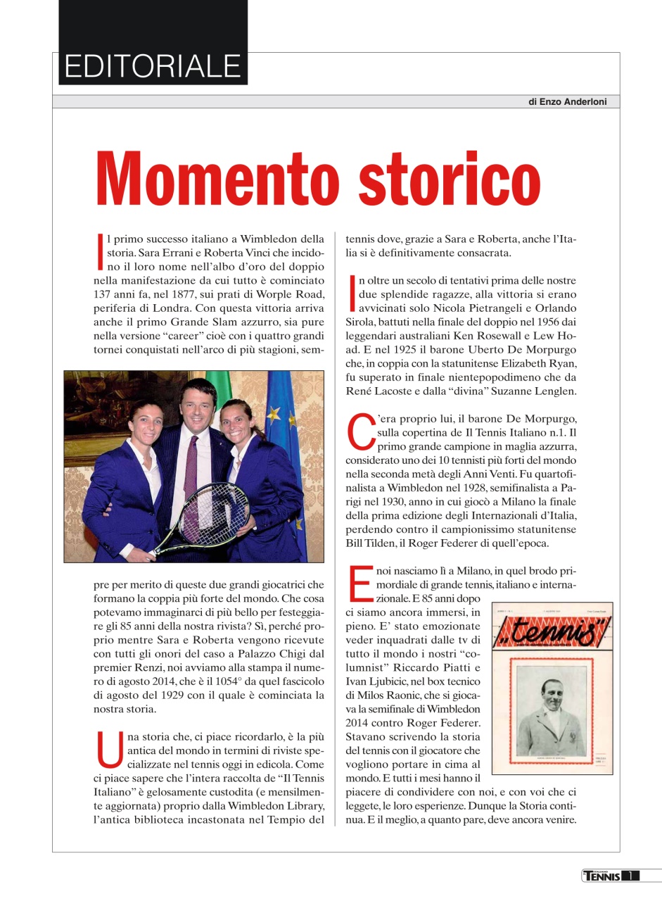 Il Tennis Italiano Preview Pages