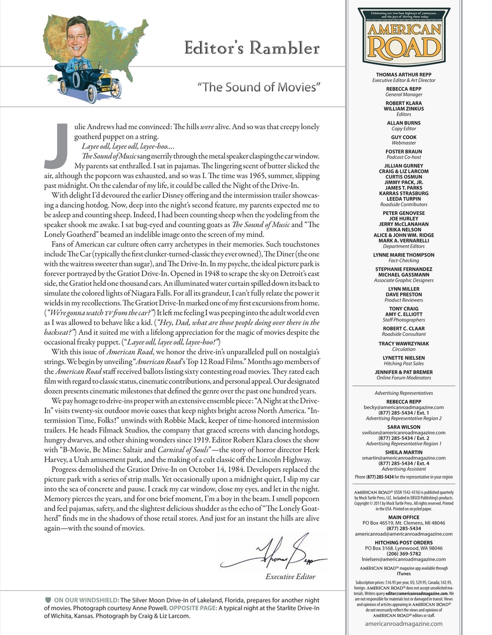 American Road Preview Pages