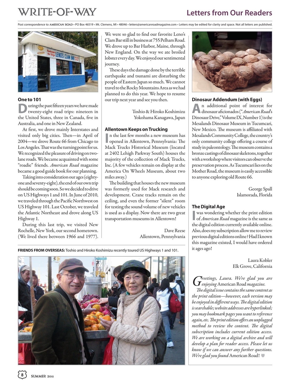 American Road Preview Pages