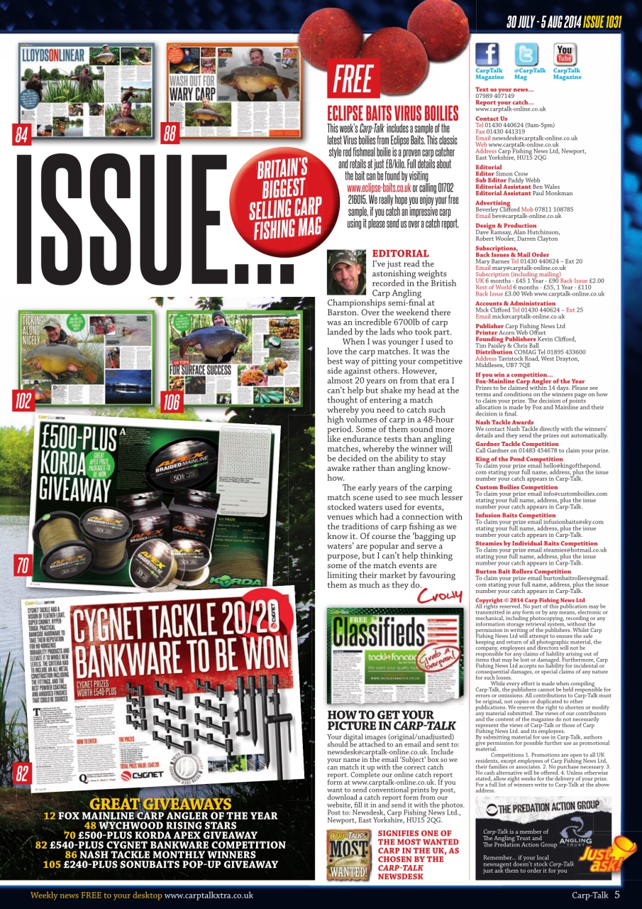 Carp-Talk Preview Pages