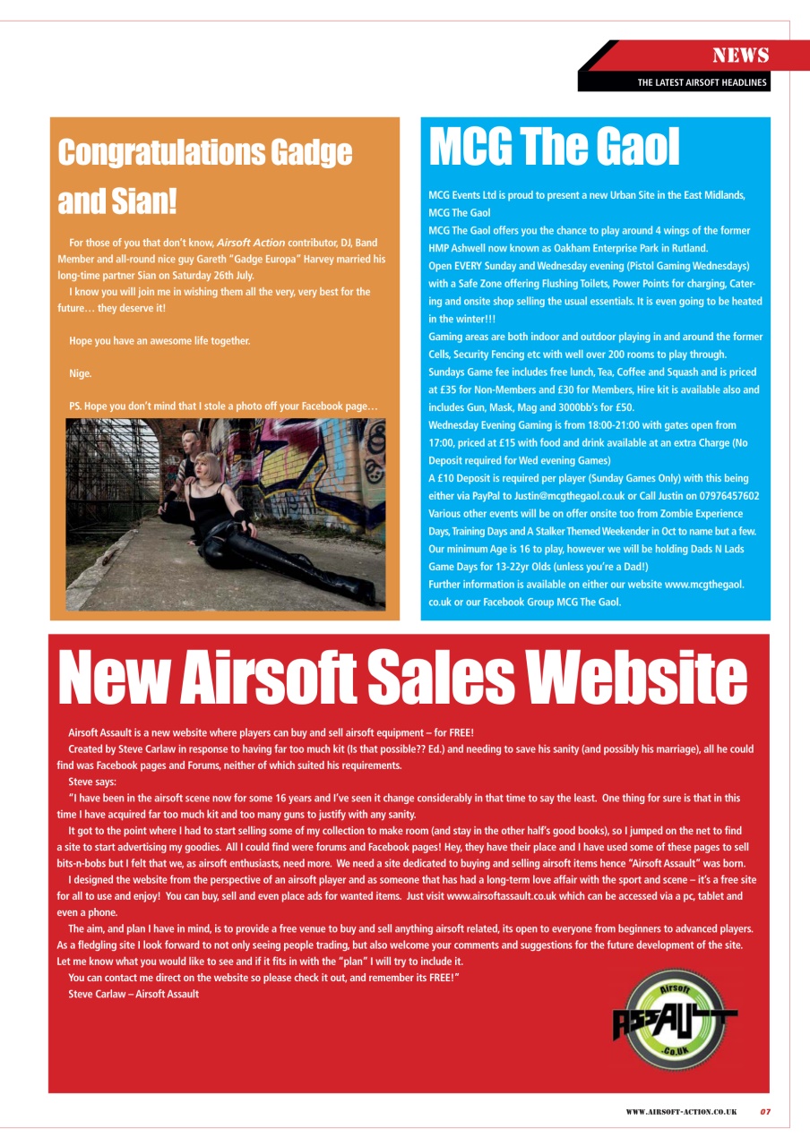 Airsoft Action Preview Pages