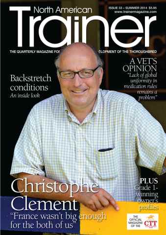 North American Trainer Magazine - horse racing issue Summer 2014 – Issue 33