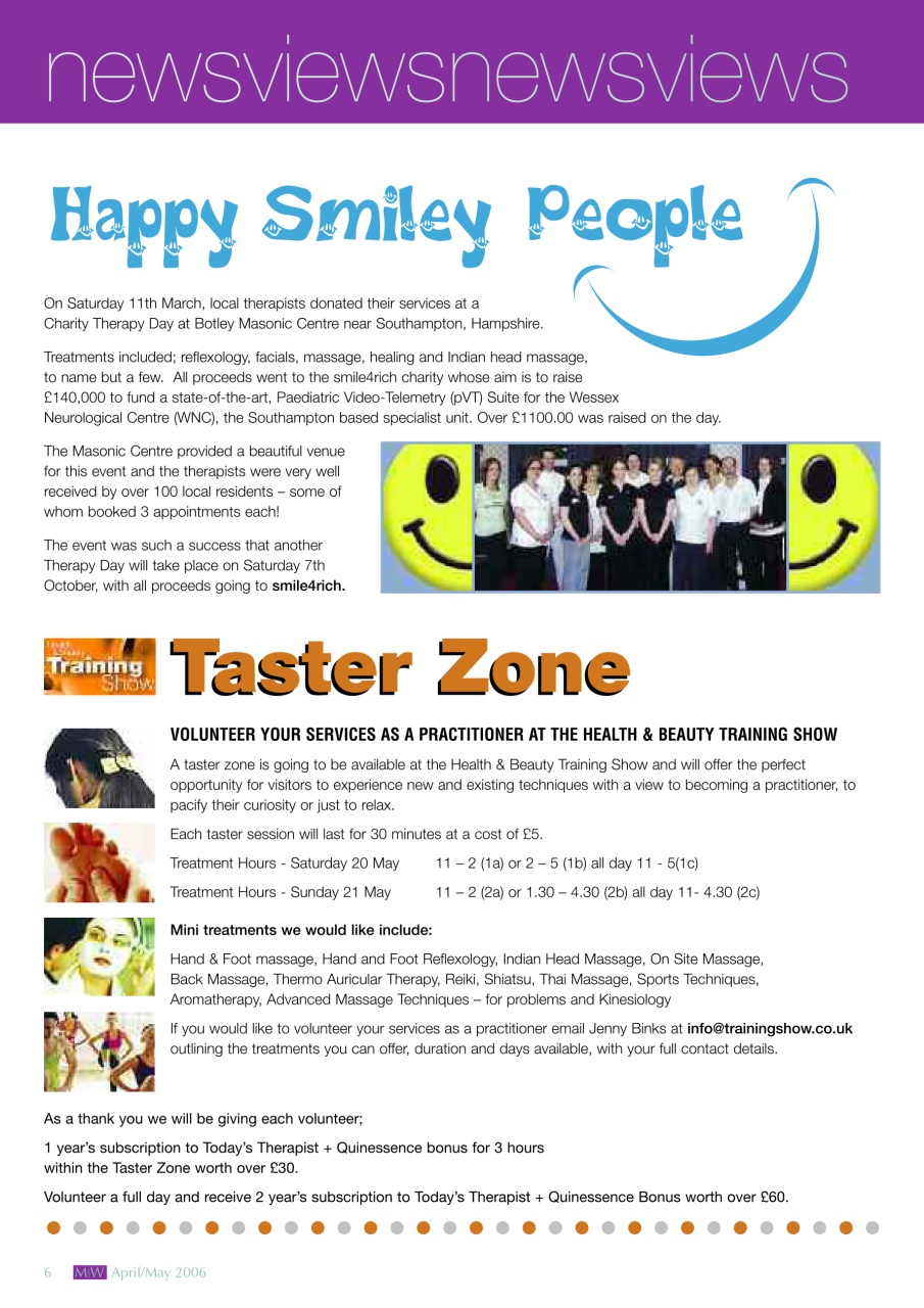 Massage World Preview Pages