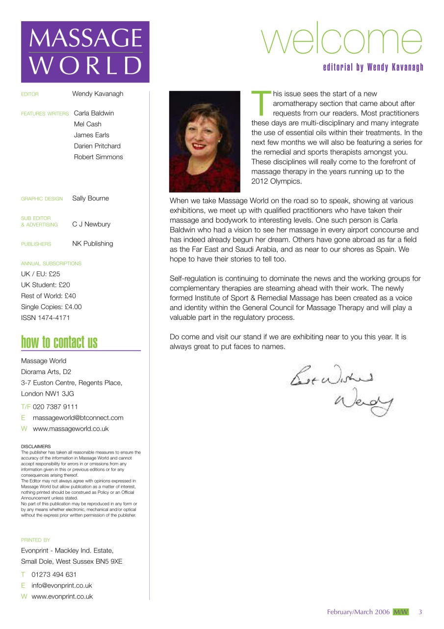 Massage World Preview Pages