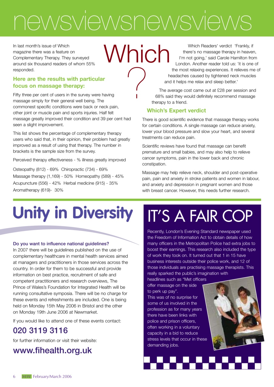 Massage World Preview Pages